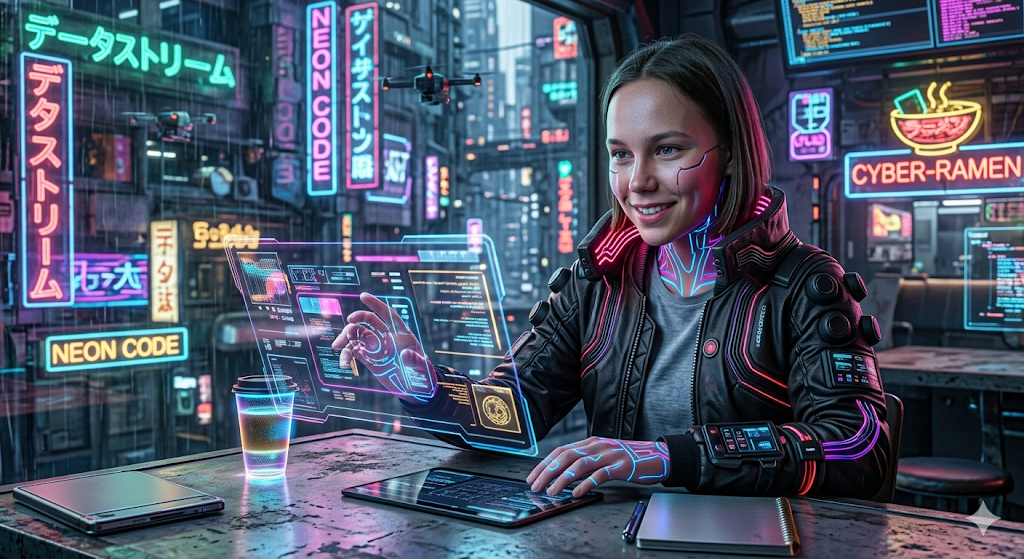 Cyberpunk Character Portrait